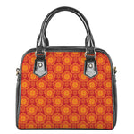 Chinese Prosperity Symbol Pattern Print Shoulder Handbag