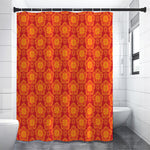 Chinese Prosperity Symbol Pattern Print Shower Curtain