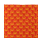 Chinese Prosperity Symbol Pattern Print Silk Bandana