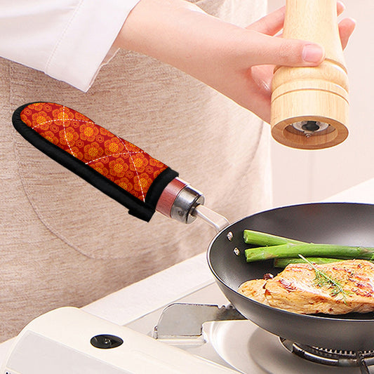 Chinese Prosperity Symbol Pattern Print Skillet Handle Cover