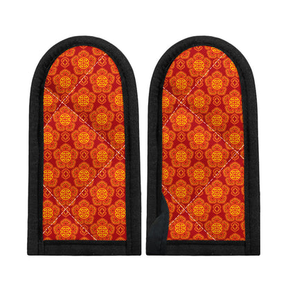 Chinese Prosperity Symbol Pattern Print Skillet Handle Cover