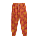 Chinese Prosperity Symbol Pattern Print Sweatpants