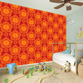 Chinese Prosperity Symbol Pattern Print Wall Sticker