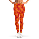 Chinese Prosperity Symbol Pattern Print Women's Leggings