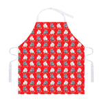 Chinese Rat Zodiac Pattern Print Adjustable Apron