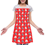 Chinese Rat Zodiac Pattern Print Adjustable Apron