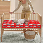 Chinese Rat Zodiac Pattern Print Baby Crib Sheet