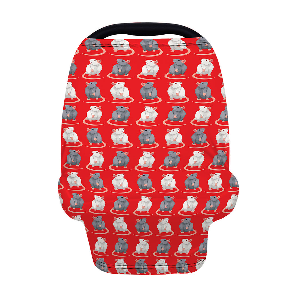 Chinese Rat Zodiac Pattern Print Baby Seat Cover