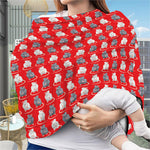 Chinese Rat Zodiac Pattern Print Baby Seat Cover