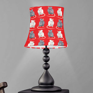 Chinese Rat Zodiac Pattern Print Bell Lamp Shade