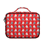 Chinese Rat Zodiac Pattern Print Briefcase Bible Bag