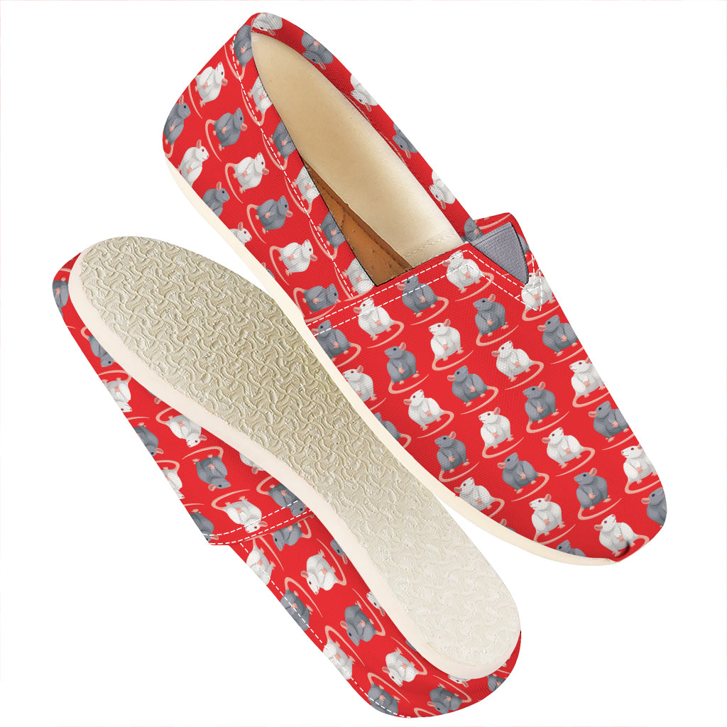 Chinese Rat Zodiac Pattern Print Casual Shoes