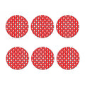 Chinese Rat Zodiac Pattern Print Coaster Set