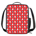 Chinese Rat Zodiac Pattern Print Crossbody Lunch Bag