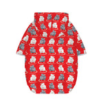 Chinese Rat Zodiac Pattern Print Dog Zip Up Hoodie