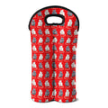 Chinese Rat Zodiac Pattern Print Double Neoprene Wine Tote