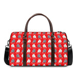 Chinese Rat Zodiac Pattern Print Duffle Bag