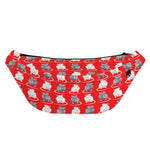 Chinese Rat Zodiac Pattern Print Fanny Pack