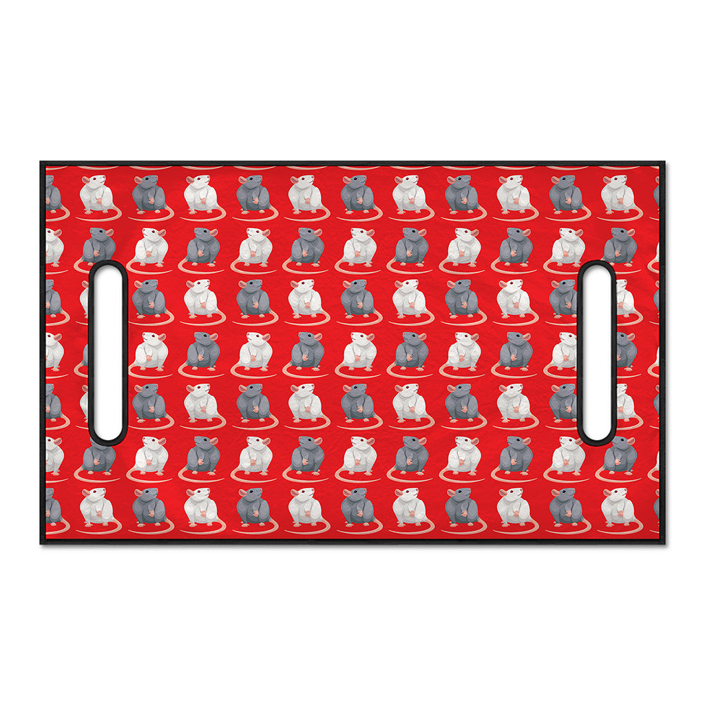 Chinese Rat Zodiac Pattern Print Golf Cart Seat Cover