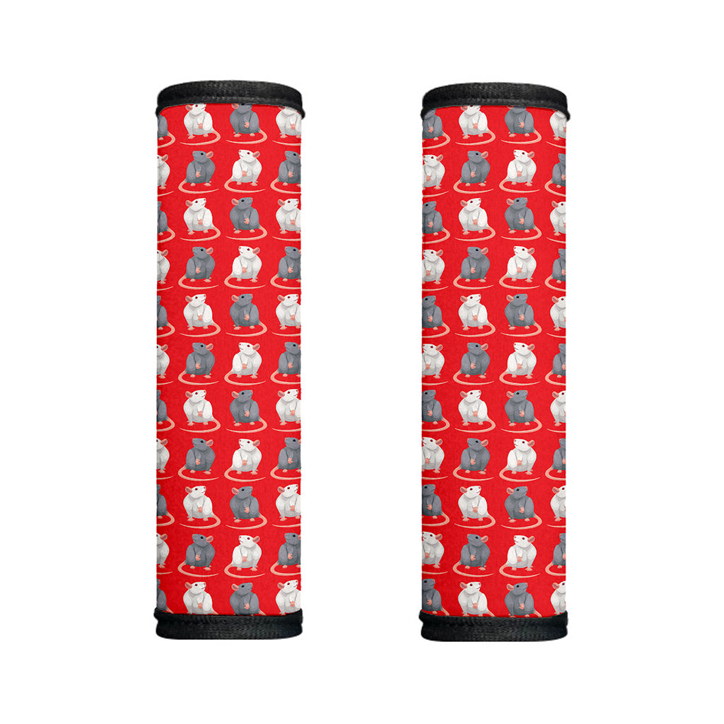 Chinese Rat Zodiac Pattern Print Handle Covers