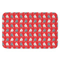 Chinese Rat Zodiac Pattern Print Indoor Door Mat