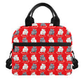Chinese Rat Zodiac Pattern Print Insulated Lunch Bag