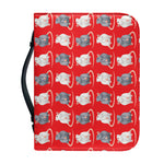 Chinese Rat Zodiac Pattern Print Leather Bible Cover