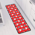 Chinese Rat Zodiac Pattern Print Long Kitchen Mat
