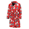 Chinese Rat Zodiac Pattern Print Men's Bathrobe