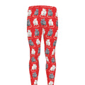 Chinese Rat Zodiac Pattern Print Men's Leggings