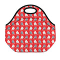 Chinese Rat Zodiac Pattern Print Neoprene Lunch Bag