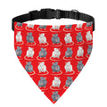 Chinese Rat Zodiac Pattern Print Over The Collar Dog Bandana