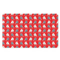 Chinese Rat Zodiac Pattern Print Polyester Doormat