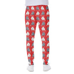 Chinese Rat Zodiac Pattern Print Scuba Joggers