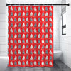 Chinese Rat Zodiac Pattern Print Shower Curtain