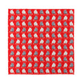 Chinese Rat Zodiac Pattern Print Silk Bandana