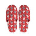 Chinese Rat Zodiac Pattern Print Slippers