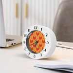 Chinese Rooster Pattern Print Alarm Clock