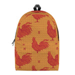 Chinese Rooster Pattern Print Backpack