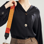 Chinese Rooster Pattern Print Bag Strap