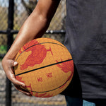 Chinese Rooster Pattern Print Basketball