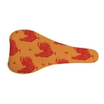 Chinese Rooster Pattern Print Bicycle Seat Cover
