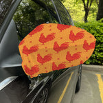 Chinese Rooster Pattern Print Car Side Mirror Covers