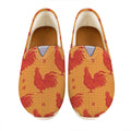 Chinese Rooster Pattern Print Casual Shoes