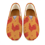 Chinese Rooster Pattern Print Casual Shoes