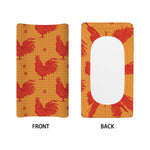 Chinese Rooster Pattern Print Changing Pad Cover