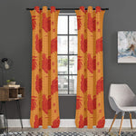 Chinese Rooster Pattern Print Curtain