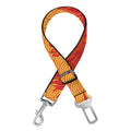 Chinese Rooster Pattern Print Dog Seat Belt