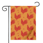 Chinese Rooster Pattern Print House Flag
