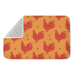 Chinese Rooster Pattern Print Indoor Door Mat